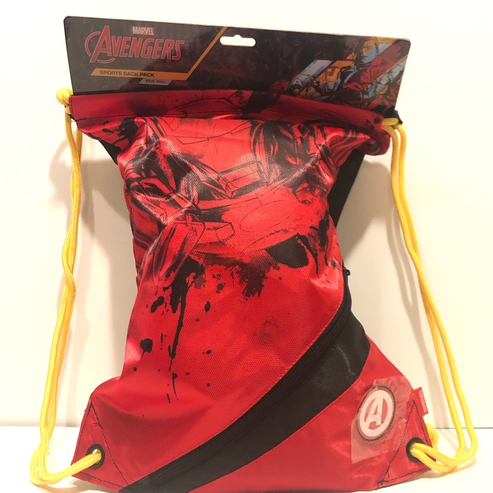 Marvel Iron Man Sports Cinch Sack Drawstring Bag